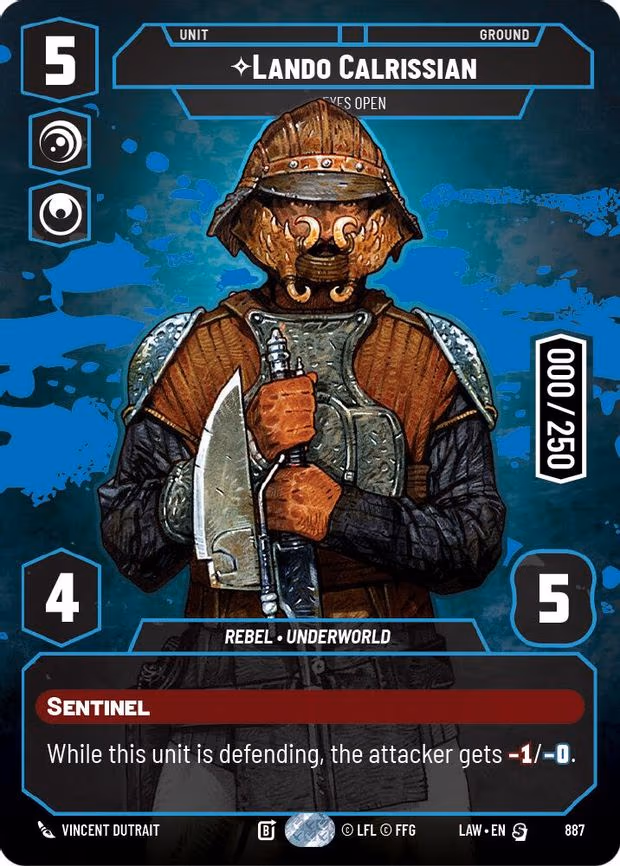 Lando Calrissian - Eyes Open (Serialized) - Special (887)