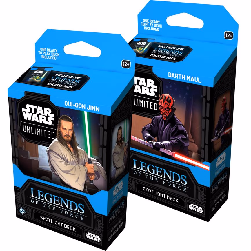 Legends of the Force - Spotlight Deck Pair: Qui-Gon Jinn & Darth Maul