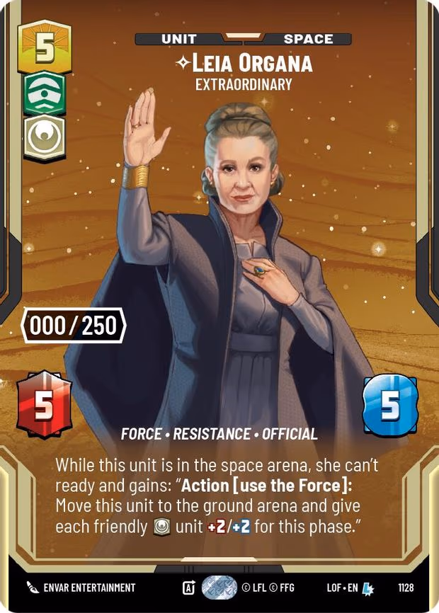 Leia Organa - Extraordinary (Serialized) - Legendary (1128)