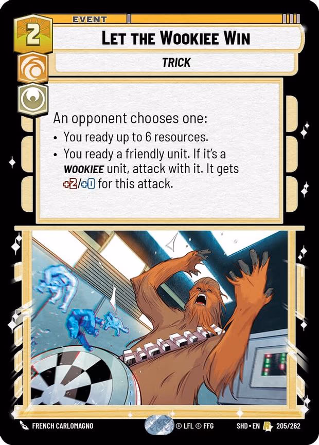 Let the Wookiee Win - Rare (205/262)