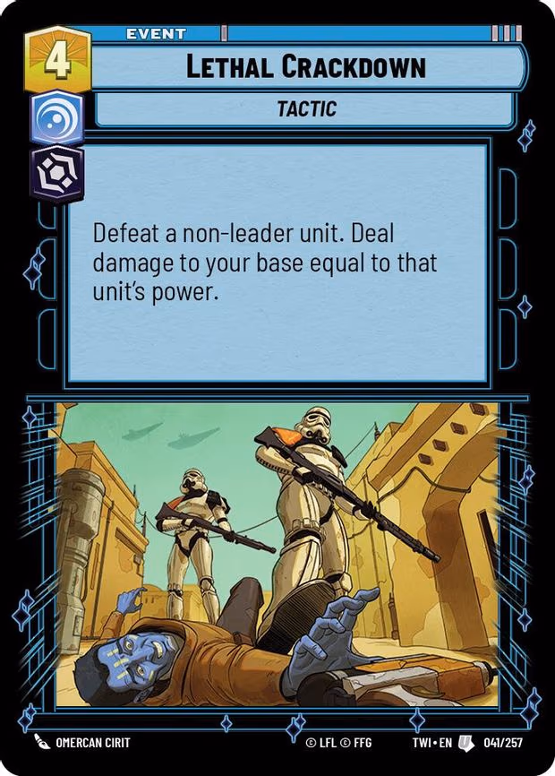 Lethal Crackdown - Uncommon (041/257)