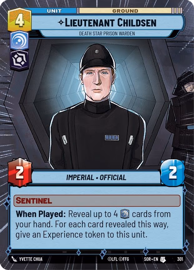Lieutenant Childsen - Death Star Prison Warden - Uncommon (301)