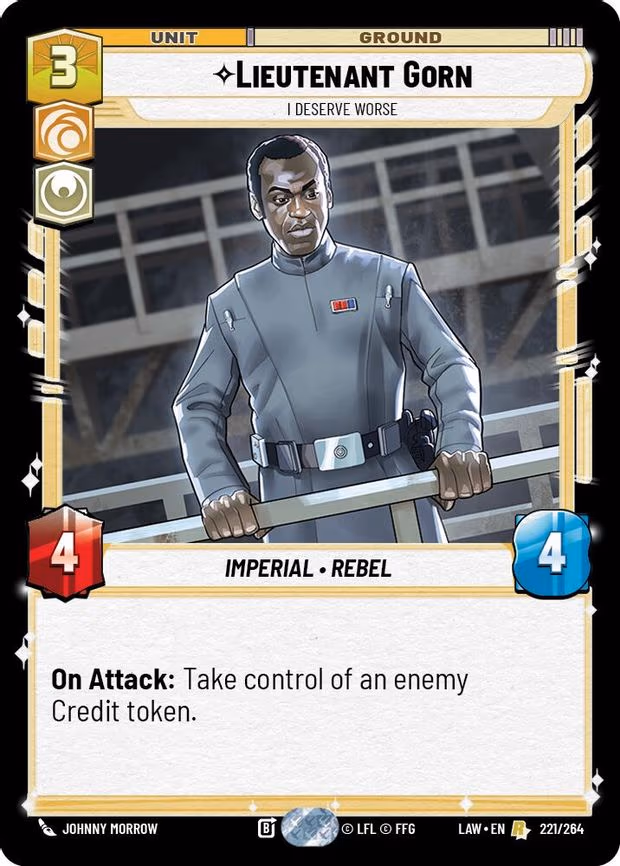 Lieutenant Gorn - I Deserve Worse - Rare (221/264)