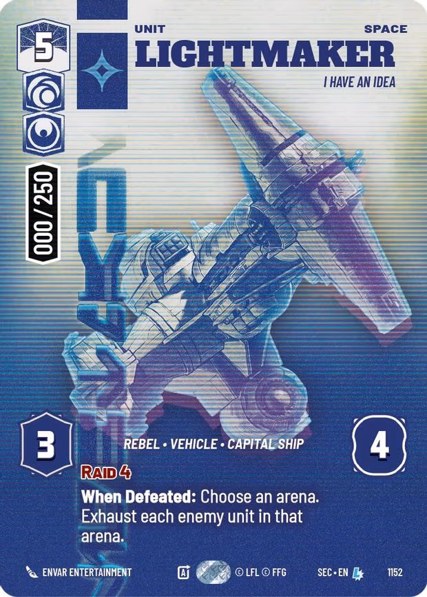 Lightmaker - I Have An Idea (Serialized) - Legendary (1152)