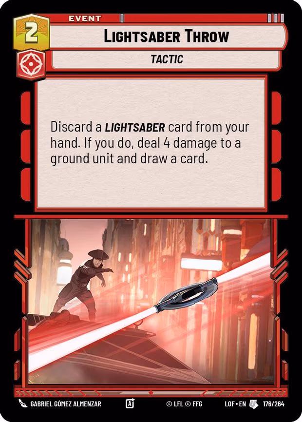 Lightsaber Throw - Uncommon (176/264)