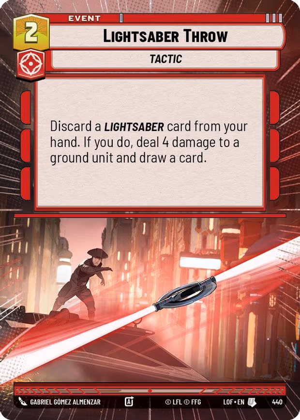 Lightsaber Throw - Uncommon (440)