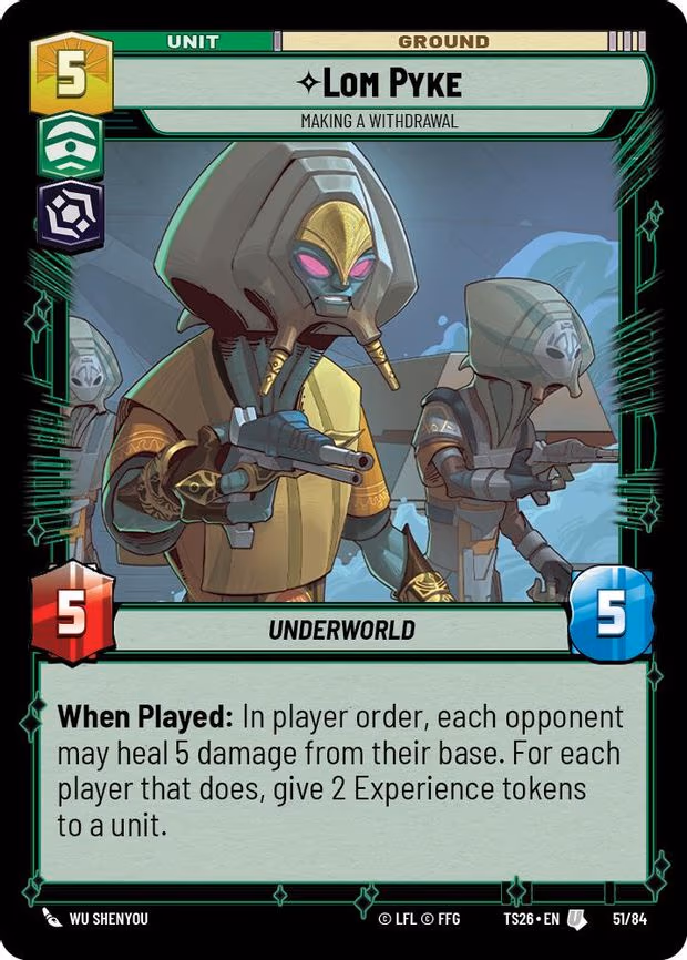 Lom Pyke - Making a Withdrawal - Uncommon (51/84)