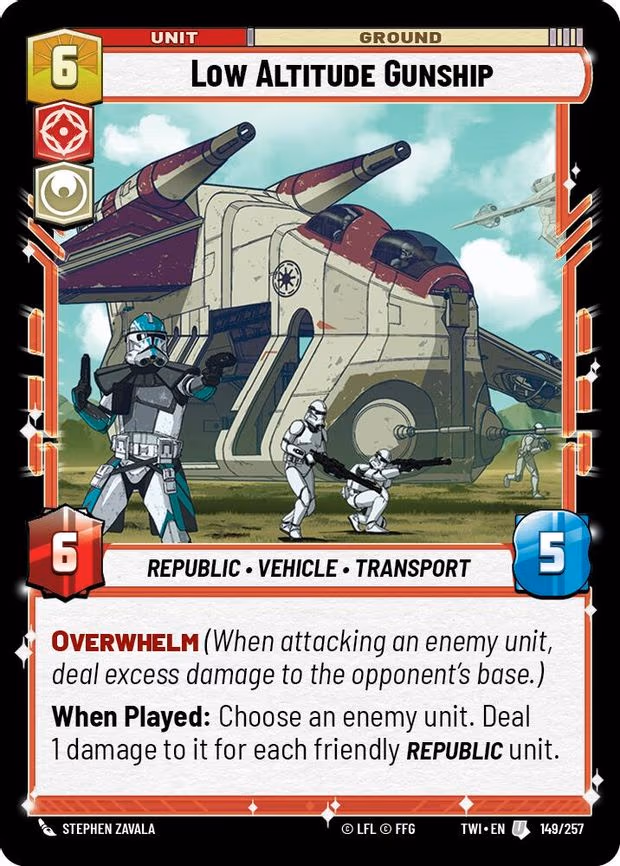 Low Altitude Gunship - Uncommon (149/257)