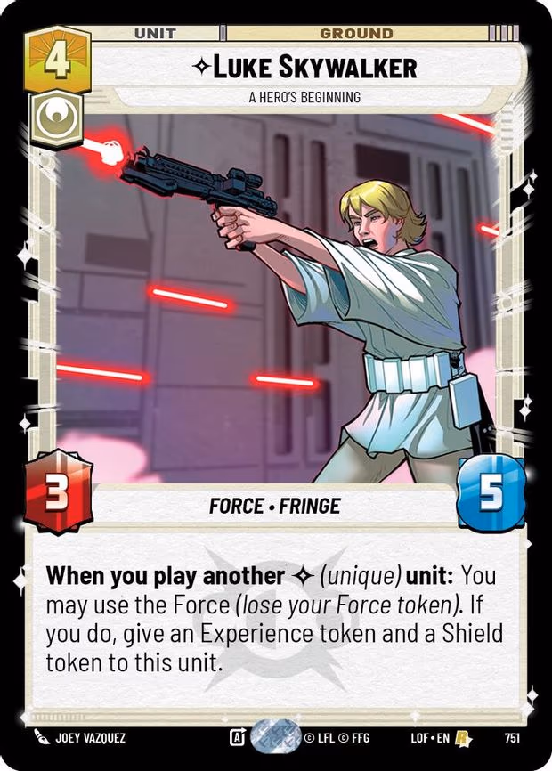 Luke Skywalker - A Hero's Beginning - Rare (751)