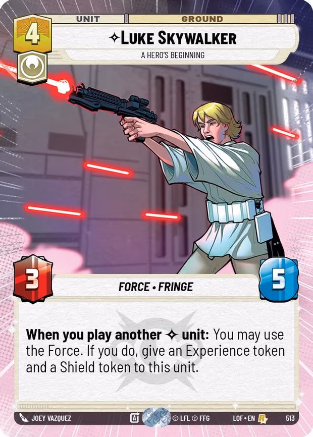 Luke Skywalker - A Hero's Beginning - Rare (513)
