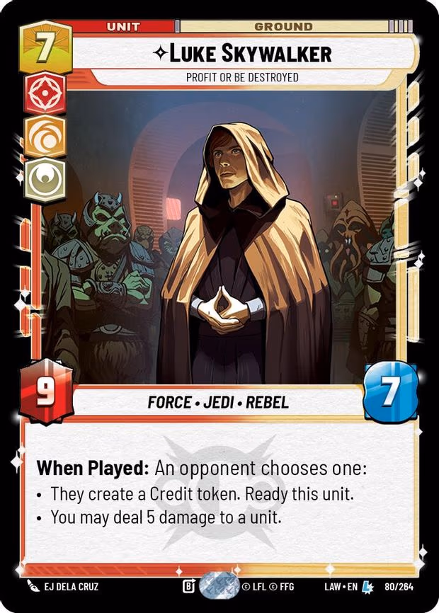 Luke Skywalker - Profit or Be Destroyed