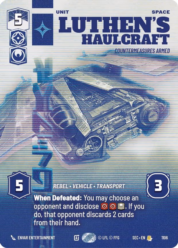 Luthen's Haulcraft - Countermeasures Armed - Rare (1106)
