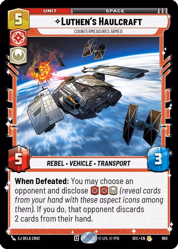 Luthen's Haulcraft - Countermeasures Armed - Rare (663)