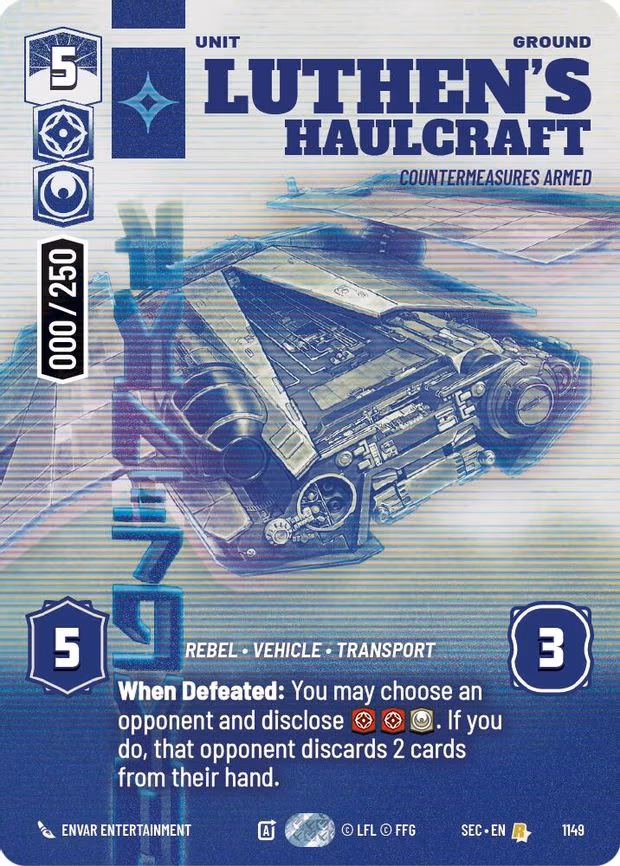 Luthen's Haulcraft - Countermeasures Armed (Serialized)