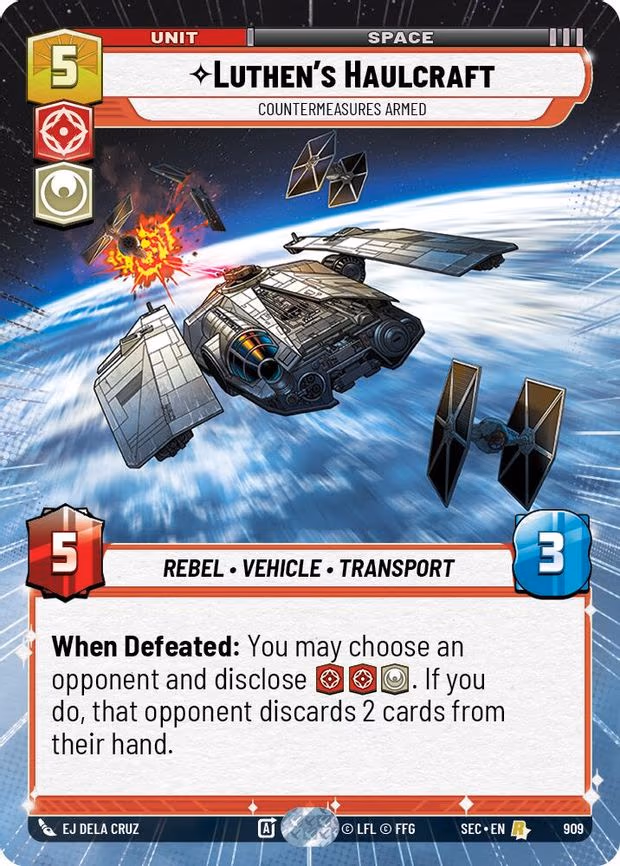 Luthen's Haulcraft - Countermeasures Armed - Rare (909)