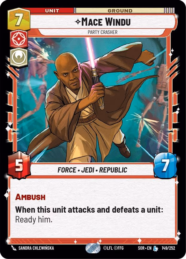 Mace Windu - Party Crasher - Legendary (149/252)
