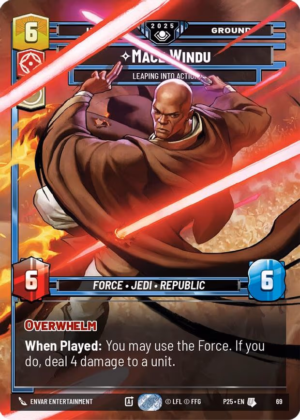 Mace Windu - Leaping into Action - Uncommon (69)
