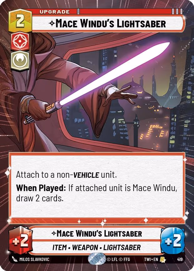 Mace Windu's Lightsaber - Rare (419)