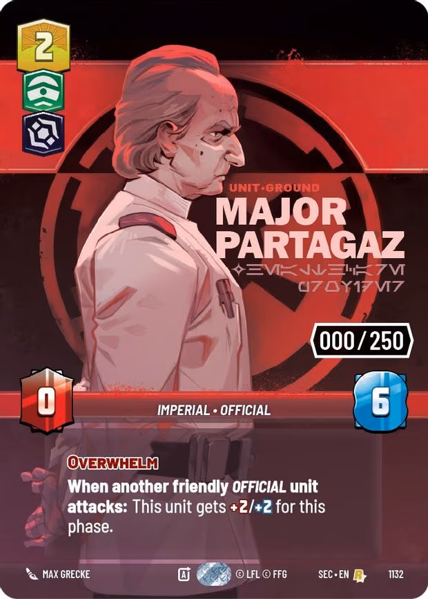 Major Partagaz - Healthcare Provider (Serialized) - Rare (1132)