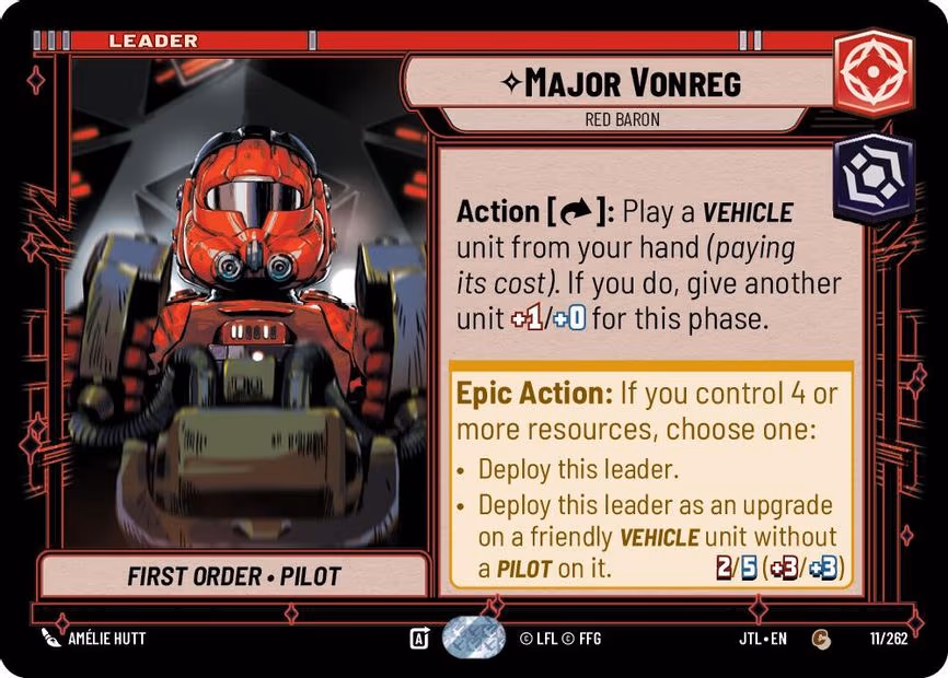 Major Vonreg - Red Baron - Common (011/262)