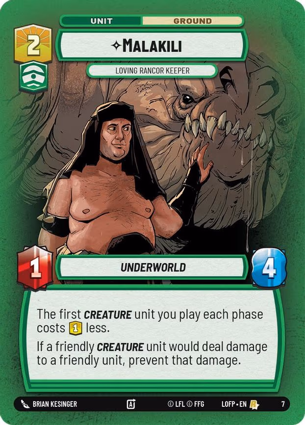 Malakili - Loving Rancor Keeper - Rare (7)