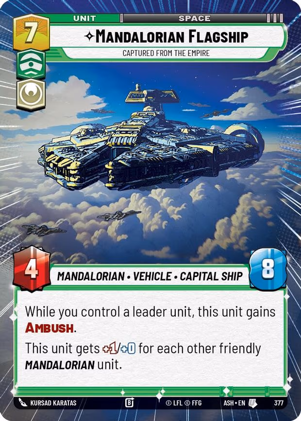 Mandalorian Flagship - Captured from the Empire - Uncommon (377)