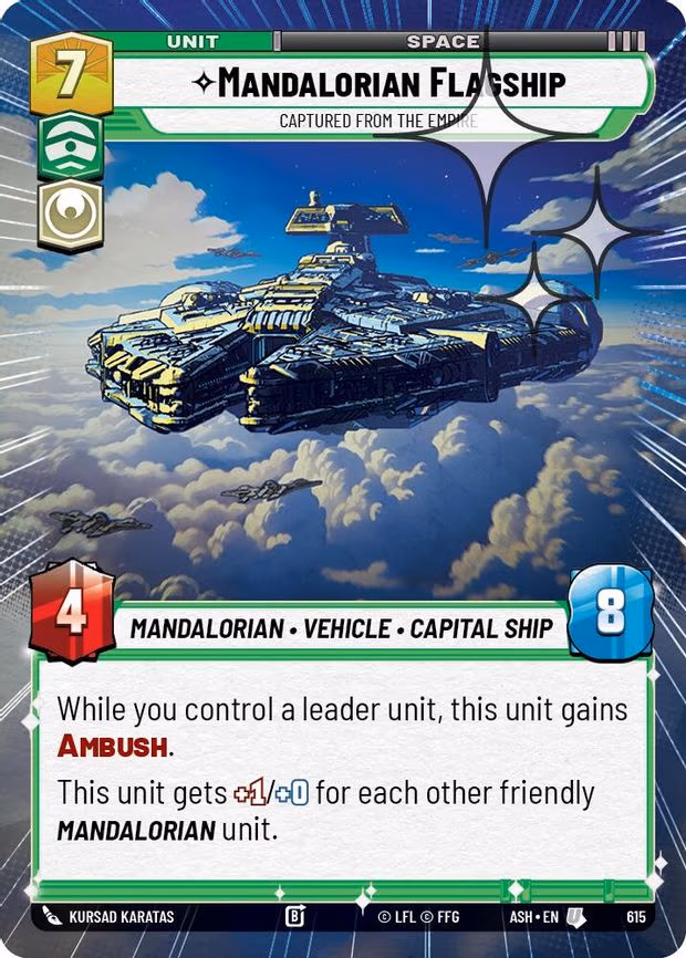 Mandalorian Flagship - Captured from the Empire - Uncommon (615)