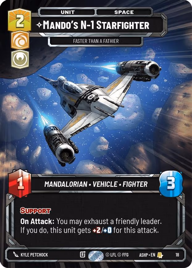 Mando's N-1 Starfighter - Faster than a Fathier