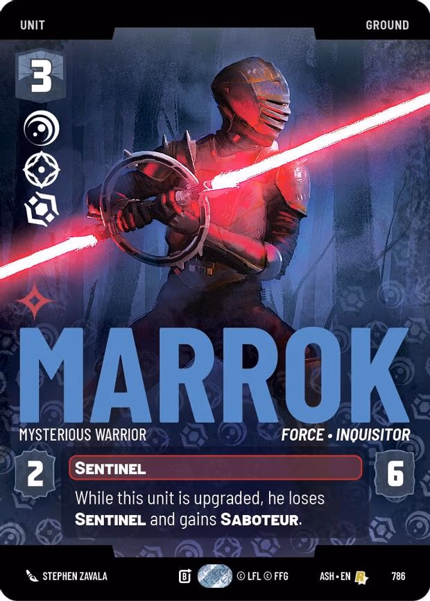 Marrok - Mysterious Warrior (Prestige) - Rare (786)