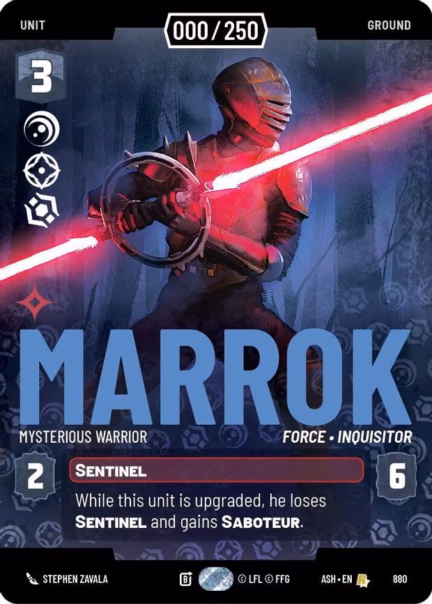 Marrok - Mysterious Warrior (Serialized) - Rare (880)