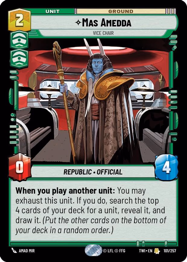Mas Amedda - Vice Chair - Rare (101/257)