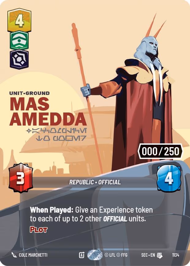Mas Amedda - Accomplice to Power (Serialized) - Uncommon (1134)