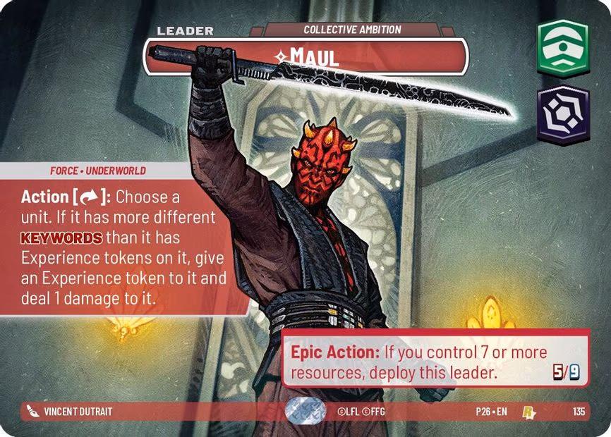 Maul - Collective Ambition (Prize Wall) - Rare (135)