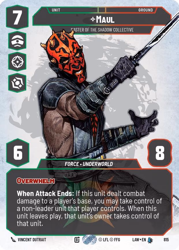 Maul - Master of the Shadow Collective (Prestige) - Legendary (815)