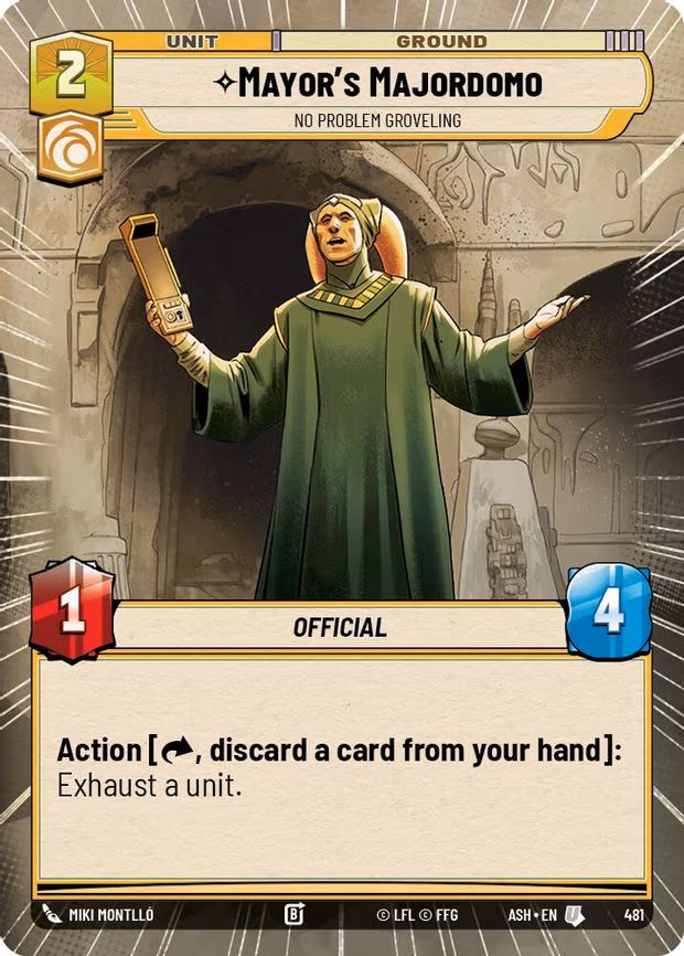 Mayor's Majordomo - No Problem Groveling - Uncommon (481)