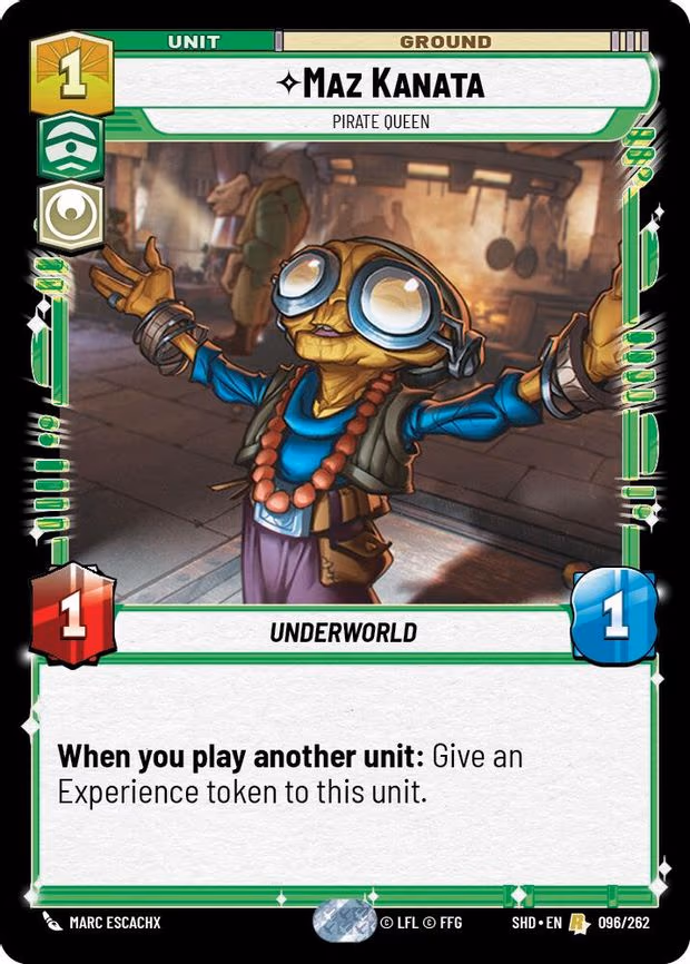 Maz Kanata - Pirate Queen - Rare (096/262)