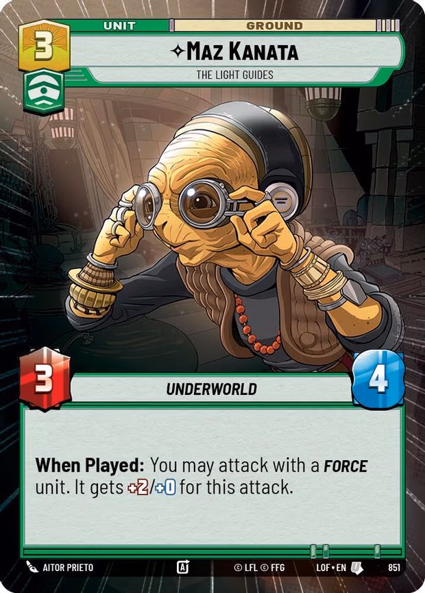 Maz Kanata - The Light Guides - Uncommon (851)