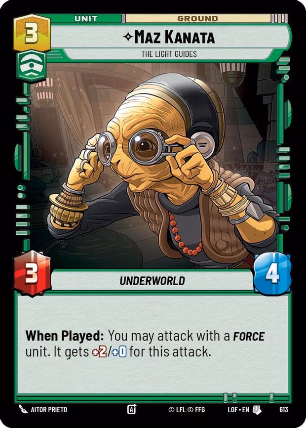 Maz Kanata - The Light Guides - Uncommon (613)