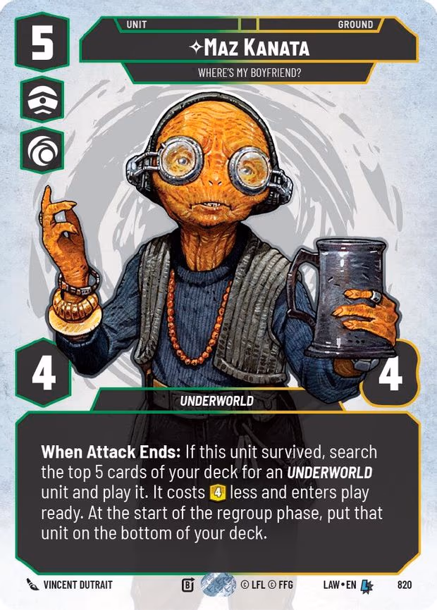 Maz Kanata - Where's My Boyfriend? (Prestige) - Legendary (820)