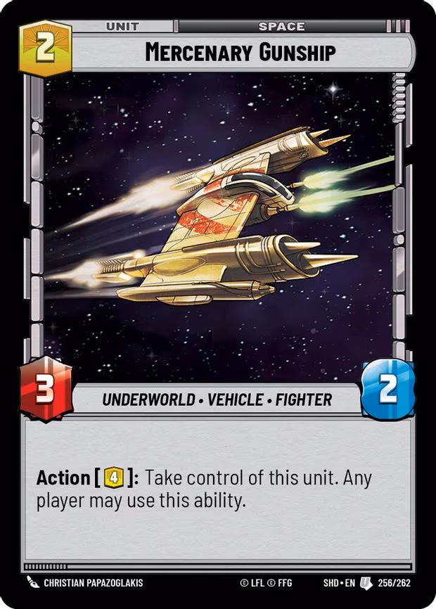 Mercenary Gunship - Uncommon (256/262)