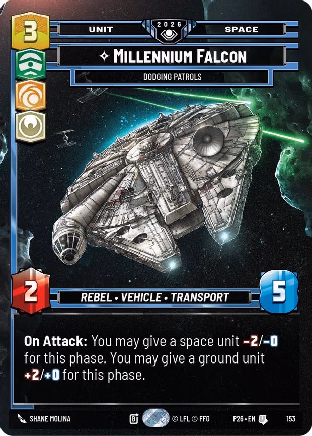 Millennium Falcon - Dodging Patrols (Prize Wall) - Uncommon (153)