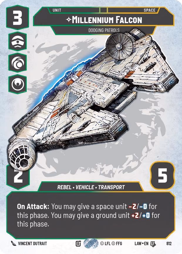 Millennium Falcon - Dodging Patrols (Prestige) - Uncommon (812)