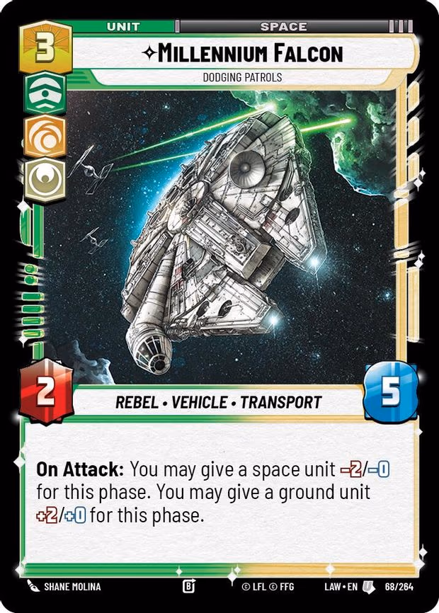 Millennium Falcon - Dodging Patrols - Uncommon (68/264)
