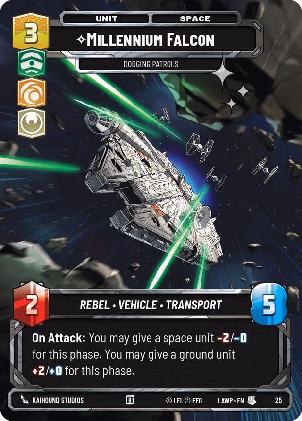 Millennium Falcon - Dodging Patrols - Uncommon (25)