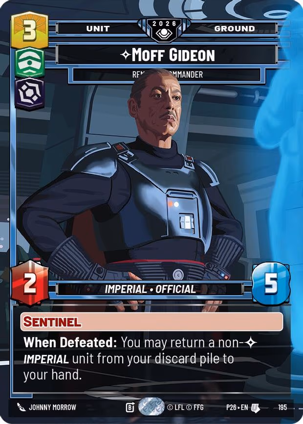 Moff Gideon - Remnant Commander - Uncommon (195)