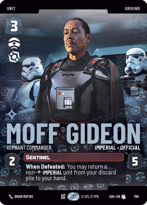 Moff Gideon - Remnant Commander (Prestige) - Uncommon (799)