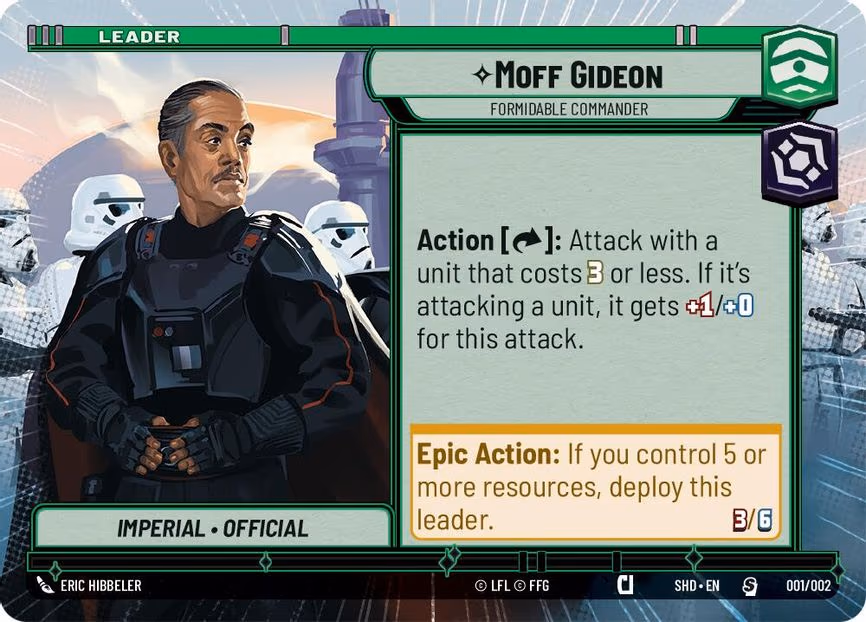 Moff Gideon - Formidable Commander