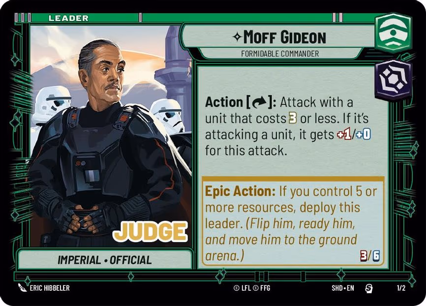 Moff Gideon - Formidable Commander