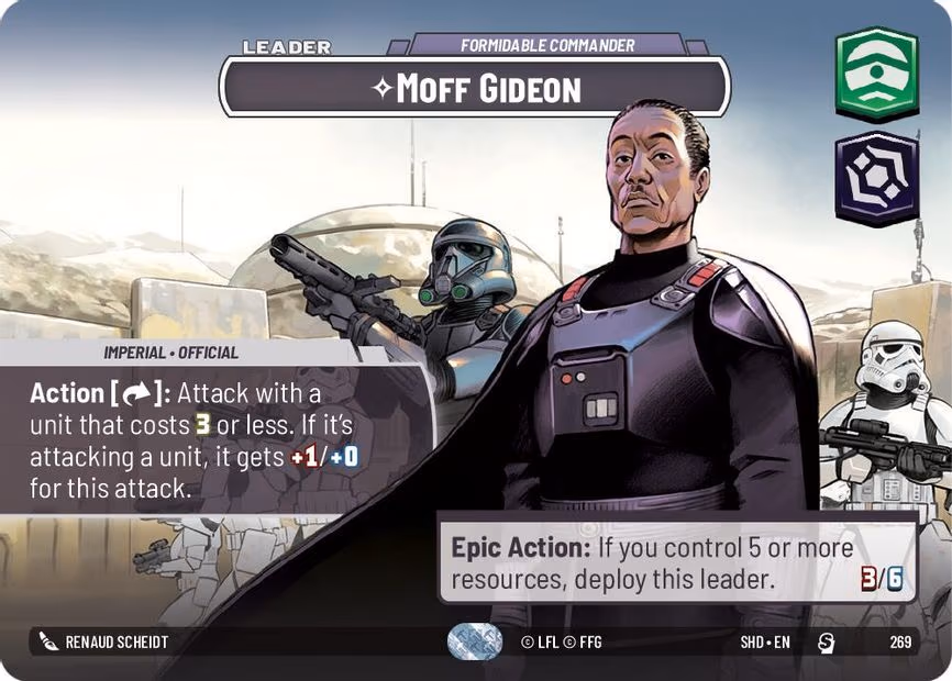 Moff Gideon - Formidable Commander
