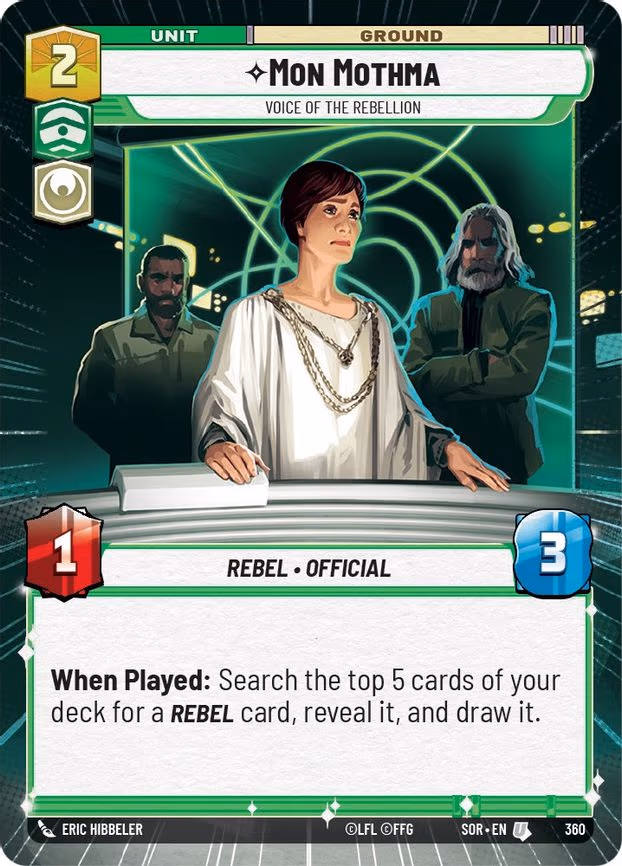 Mon Mothma - Voice of the Rebellion - Uncommon (360)